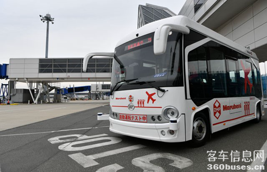 安凯无人驾驶客KY.COM在日本中部国际机场试运行.png